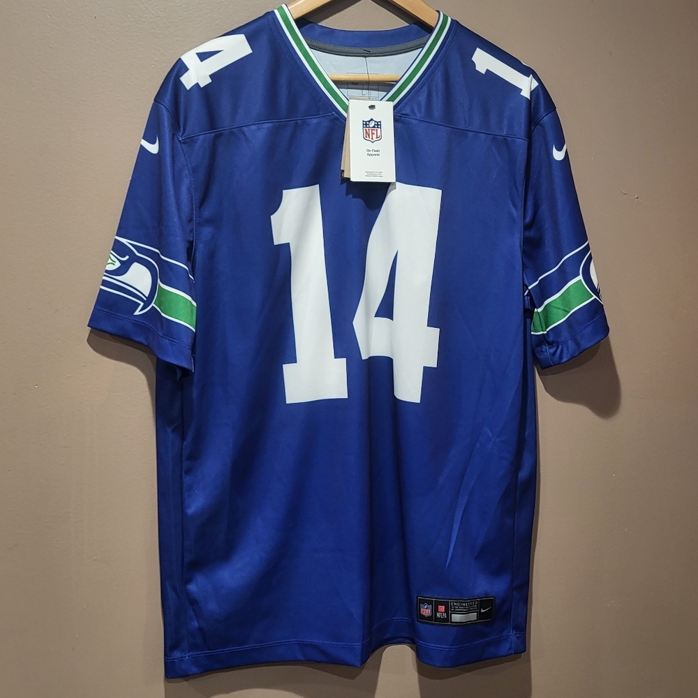 Nike NFL Seattle Seahawks 14 DK Metcalf On Field Edition Size L NWT